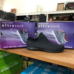 Skechers Ultra Sock Black Shoe